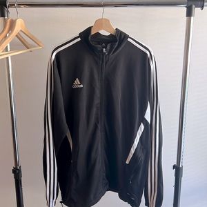 Men’s Adidas performance jacket. Full-zip. Size is L.